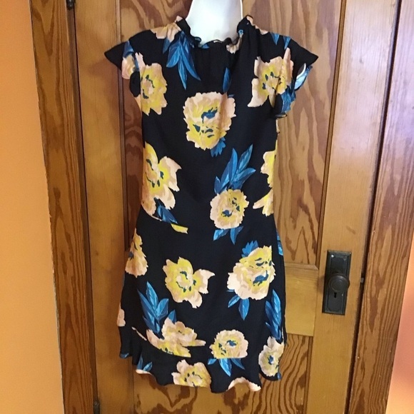 Anthropologie Dolan Left Coast Collection Silk Floral Dress - Picture 15 of 15